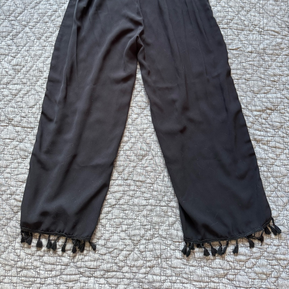 SHEIN Black Wide Leg Trousers - Picture 2 of 2